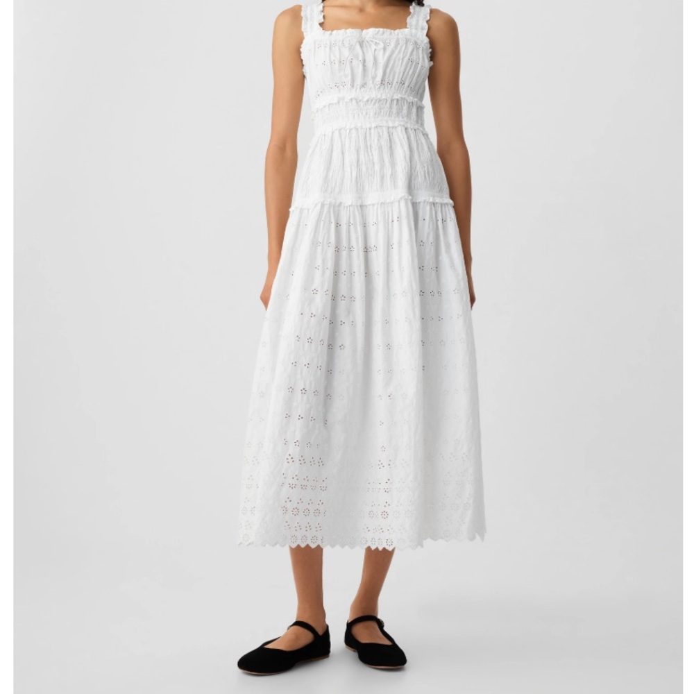 NWT Gap x Doen White Eyelet Dress